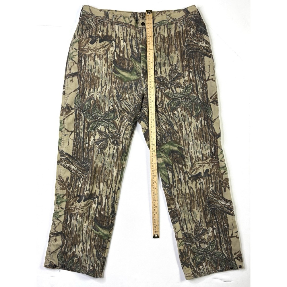 Duxbak Pants Men's 40 Regular Vintage Thinsulate Realtree Camo Hunting USA Made - Picture 9 of 15